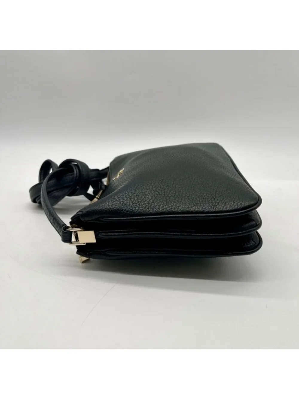 Kate Spade Black Pebbled Leather Crossbody Bag